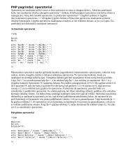 PHP pagrindai 4 puslapis