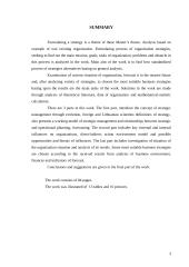 Strateginio valdymo pritaikymas AB Hidroprojektas 3 puslapis