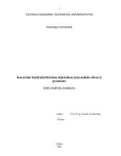 Inovacinio bendradarbiavimo stiprinimas tarp mokslo sferos ir pramonės