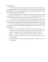 Procesų valdymo "N" organizacijoje įtaka kaštams 5 puslapis