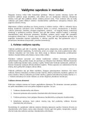 Vadovavimo ciklai. Konspektas