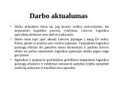 Tarptautinė logistika ir jos formavimo ypatybės UAB „ DSV Transport“  2 puslapis
