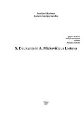 S. Daukanto ir A. Mickevičiaus Lietuva 7 puslapis