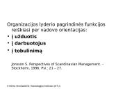Besimokanti organizacija: vadovavimo ir lyderystės dinamika 3 puslapis