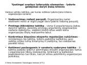 Besimokanti organizacija: vadovavimo ir lyderystės dinamika 9 puslapis