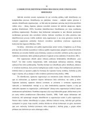 Organizacijos ir individo santykis socialinio identifikavimo požiūriu  13 puslapis