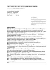 Direktoriaus pavaduotojas komercijos klausimais. Darbo sutarties pavyzdys