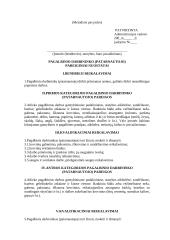 Pagalbinio darbininko (patarnautojo) darbo sutarties pavyzdys