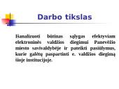 Elektroninės valdžios diegimas Panevėžio miesto savivaldybėje 2 puslapis