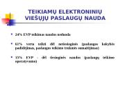 Elektroninės valdžios diegimas Panevėžio miesto savivaldybėje 6 puslapis