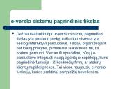 Elektroninio verslo diegimo planas. Pristatymas 3 puslapis