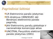 Elektroninio parašo reglamentavimo problemos 15 puslapis