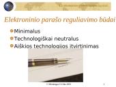 Elektroninio parašo reglamentavimo problemos 17 puslapis