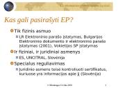 Elektroninio parašo reglamentavimo problemos 18 puslapis