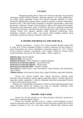 Mokyklos dabarties ir jos vizijos apibūdinimas: Vilniaus Ozo vidurinė mokykla 2 puslapis