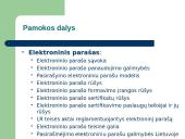 Elektroninis parašas ir elektroninis dokumentas  2 puslapis