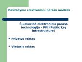 Elektroninis parašas ir elektroninis dokumentas  12 puslapis