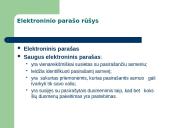 Elektroninis parašas ir elektroninis dokumentas  15 puslapis