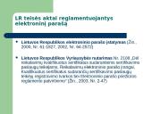 Elektroninis parašas ir elektroninis dokumentas  19 puslapis