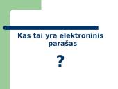 Elektroninis parašas ir elektroninis dokumentas  4 puslapis