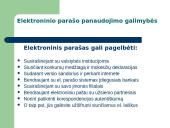 Elektroninis parašas ir elektroninis dokumentas  10 puslapis