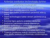 Sveikatos technologijų vertinimas 19 puslapis