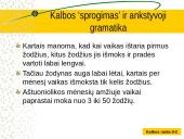 Kalbos raida skaidrės 17 puslapis