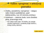 Kalbos raida skaidrės 18 puslapis