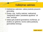 Kalbos raida skaidrės 19 puslapis