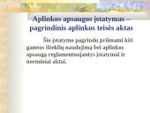 Aplinkos apsaugos teisiniai pagrindai 19 puslapis