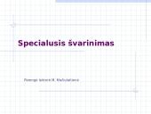 Specialusis švarinimas, būdai, priemonės