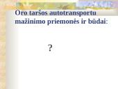 Atmosferos tarša. Taršos mažinimo priemonės 18 puslapis