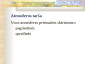 Atmosferos tarša. Taršos mažinimo priemonės 6 puslapis