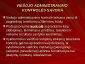 Viešojo administravimo kontrolė skaidrės 2 puslapis