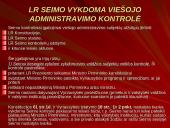 Viešojo administravimo kontrolė skaidrės 8 puslapis