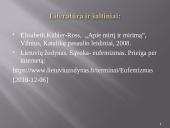 Bendravimas su ligoniais, kurie serga mirtina liga  19 puslapis