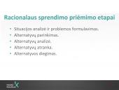 Sprendimų priėmimas vadyboje 10 puslapis