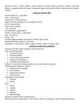 Skyriaus „Lietuvos ūkis“ konspektas 2 puslapis