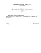 Įsakymas atleisti iš darbo