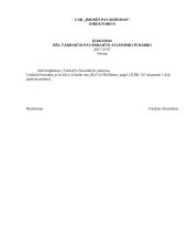 Įsakymo dėl atleidimo iš darbo pavyzdys