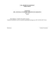 Įsakymas dėl atostogų suteikimo