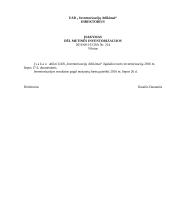 Įsakymas dėl inventorizacijos