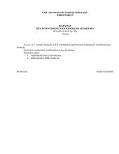 Įsakymas dėl inventorizacijos komisijos sudarymo