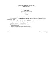 Įsakymo dėl komandiruotės pavyzdys