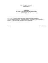 Įsakymas dėl pareiginių nuostatų keitimo