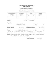 Kasos išlaidų orderis