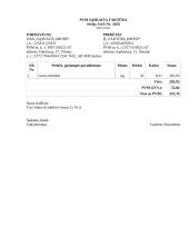PVM sąskaita faktūra
