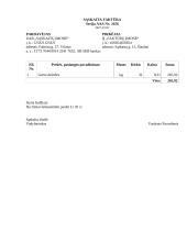 Sąskaitos faktūros pavyzdys