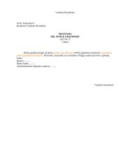 Prašymas grąžinti pinigus