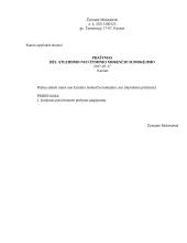 Prašymas atleisti nuo žyminio mokesčio